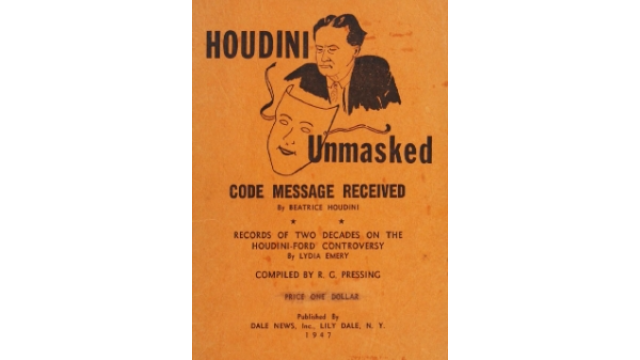 Houdini Unmasked - Magic Ebooks