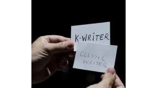 K-Writer by Kiko Pastur