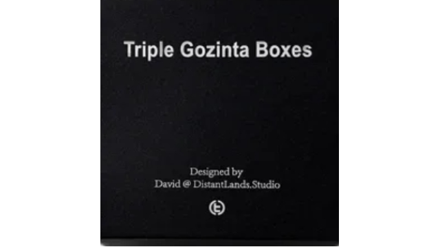 Triple Gozinta Boxes by Ivo David Oliveira & TCC Magic - Close-Up Tricks & Street Magic