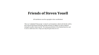 Friends of Steven Youell by Steven Youell