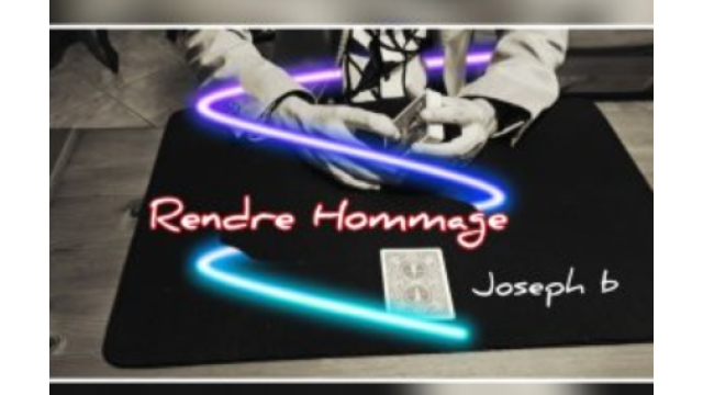 RENDRE HOMMAGE by Joseph B - 2024