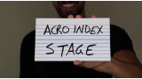 Acro Index Stage Dry Erase by Blake Vogt