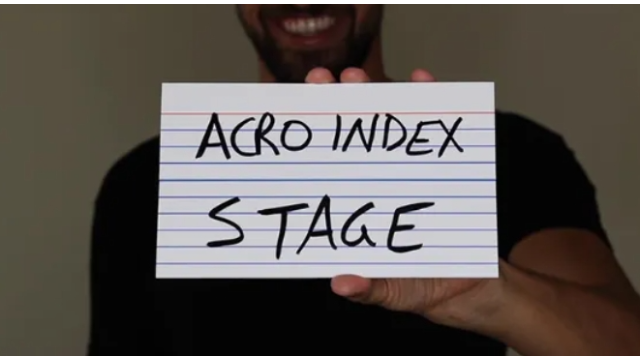 Acro Index Stage Dry Erase by Blake Vogt - 2024