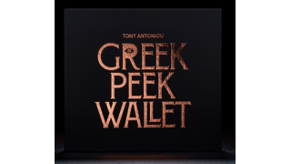 Greek Peek Wallet by Tony Antoniou