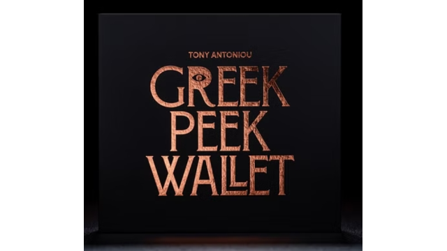 Greek Peek Wallet by Tony Antoniou - Close-Up Tricks & Street Magic