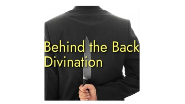 Behind the Back Divination by Unnamed Magician - 2024