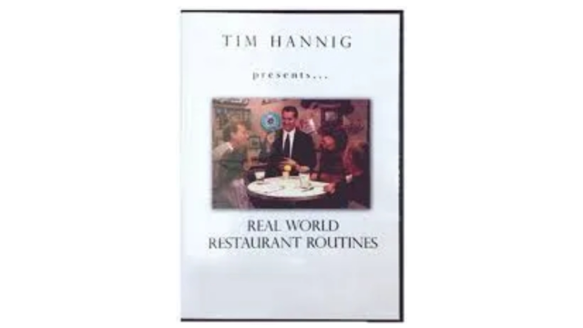 Tim Hannig – Real World Restaurant Routines - Magic DVDs