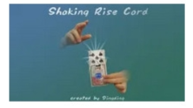 Shaking Rise Card By Dingding - Magic DVDs