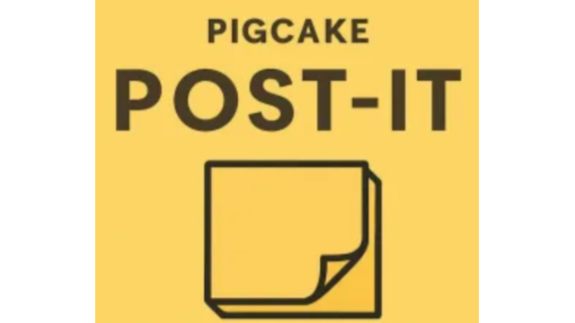 Pigcake – Post-it - 2025