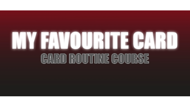 Craig Petty - My Favourite Card - Magic DVDs