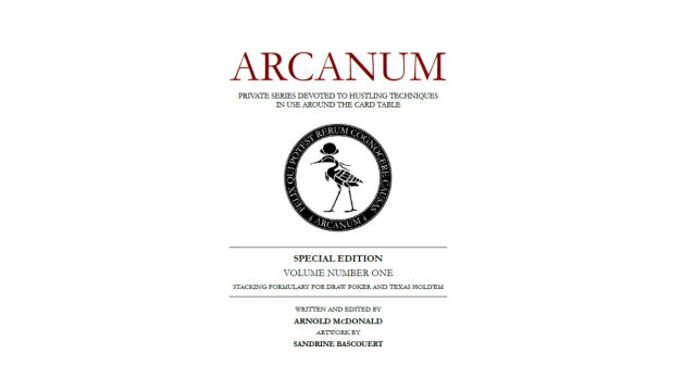 Arnold McDonald - Arcanum Vol 1 - Special Edition - Magic Ebooks