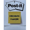 Michael Weber & Tim Trono - Post-it Decision Maker Michael Weber & Tim Trono - Post-it Decision Maker