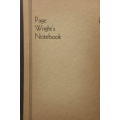 T. Page Wright - Notebook T. Page Wright - Notebook