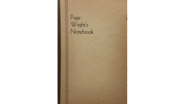 T. Page Wright - Notebook - Magic Ebooks