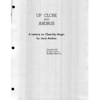 Jerry Andrus - Up Close With Andrus, a lecture on close-up magic
