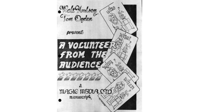 Walt Hudson and Tom Ogden - A Volunteer From the Audience - Magic Ebooks