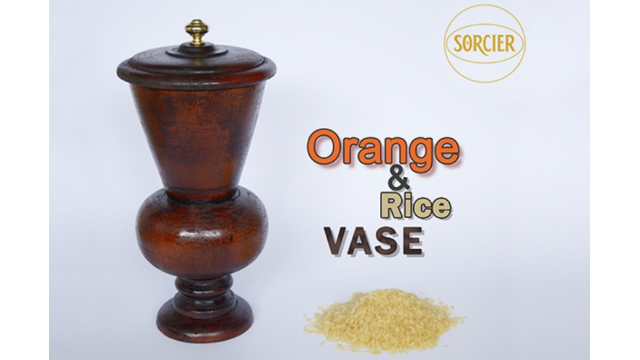 Sorcier Magic - Orange and Rice Vase - Magic DVDs