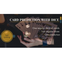 Card prediction with dice