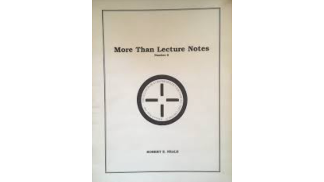Robert E. Neale - More Than Lecture Notes (1-2) - Magic Ebooks