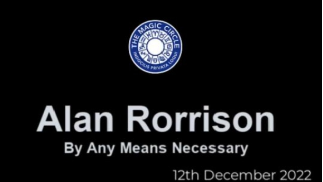 Alan Rorrison - The Magic Circle (12th December 2022) - Magic DVDs