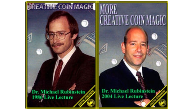 Dr. Michael Rubinstein - Creative & More Creative Coin Magic Set - Magic DVDs