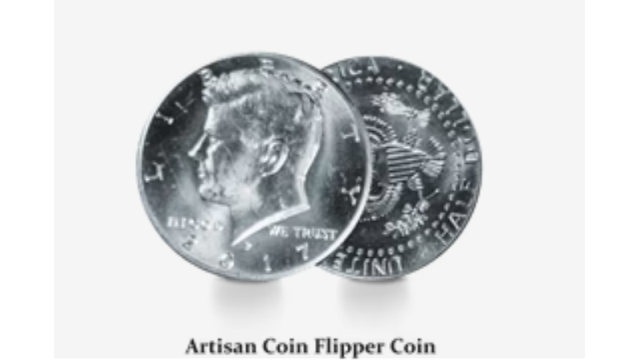 Artisan HD Flipper Coin by TCC MAGIC - Money & Coin Tricks