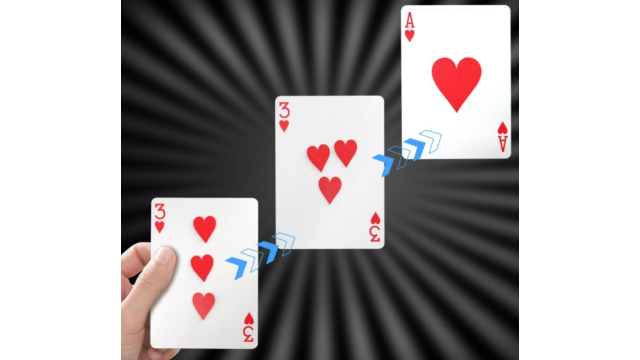 Heart Shift – 3 to Ace by WZ - Card Tricks