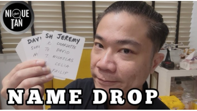 Name Drop by David Alnwick (Video+PDF) - 2025 Name Drop by David Alnwick (Video+PDF) - 2025