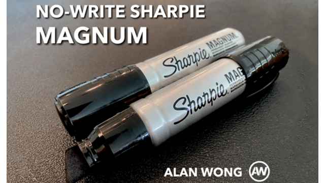 No Write Sharpie Magnum by Alan Wong - Magic DVDs No Write Sharpie Magnum by Alan Wong - Magic DVDs