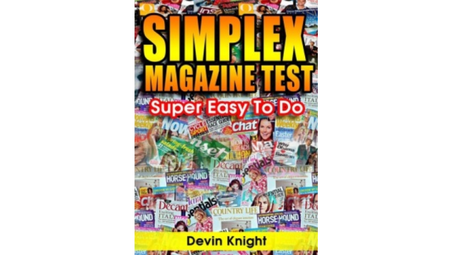Simplex Magazine Test by Devin Knight - Magic Ebooks Simplex Magazine Test by Devin Knight - Magic Ebooks
