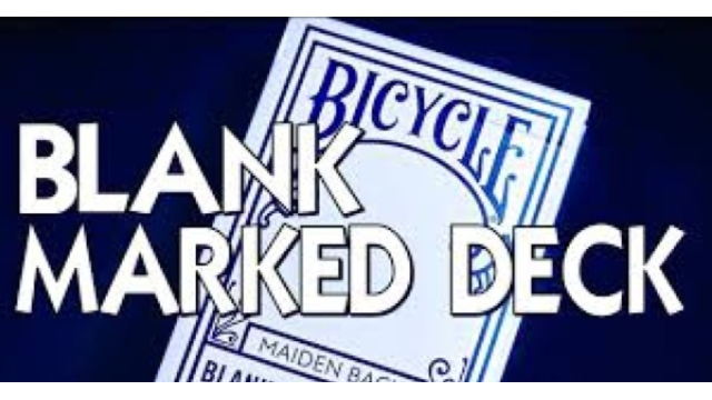 Blank Marked Deck By Yoan Tanuji & Magic Dream - Card Tricks