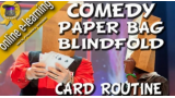 Comedy Paper Bag Blindfold by Wolfgang Reise