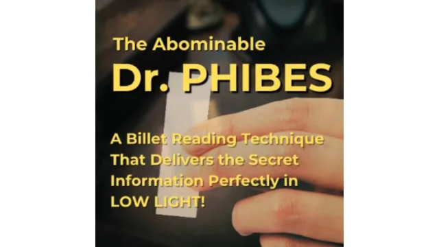 Docc Hilford – The Abominable Dr. Phibes - Mentalism