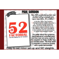 52 Factorial by Paul Gordon 52 Factorial by Paul Gordon