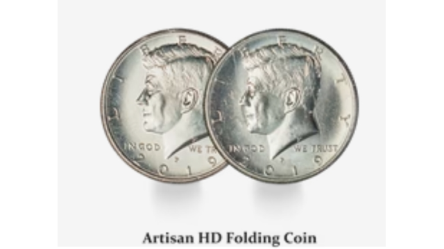 Artisan HD Folding Coin by TCC MAGIC - Money & Coin Tricks