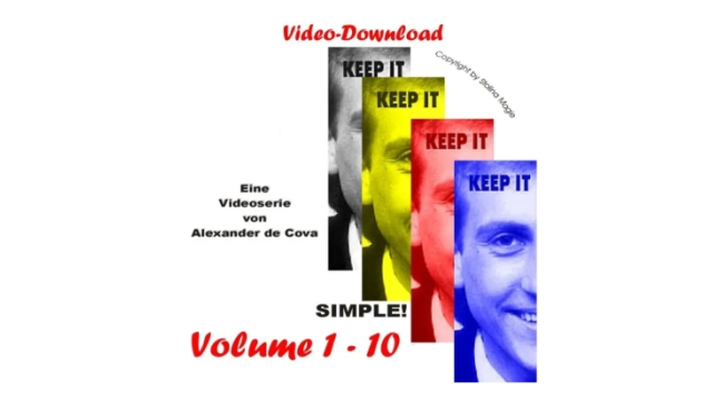 Keep it Simple Vol 1 – 10 by Alexander de Cova - Magic DVDs