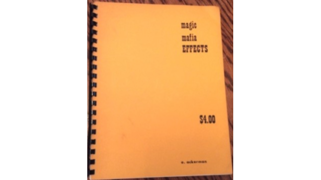 Magia Mafia Effects by Allan Ackerman - Magic Ebooks