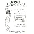 Jerry Sadowitz - Excetera Theatre Programme Jerry Sadowitz - Excetera Theatre Programme