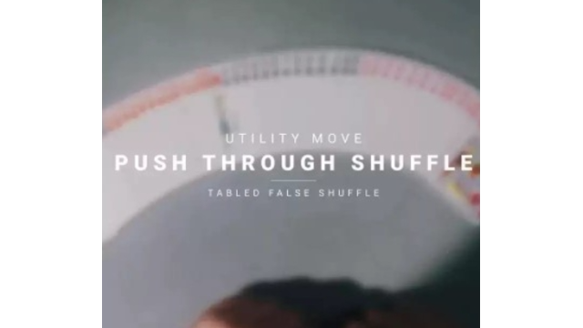 Push Through Shuffle by Benjamin Ear - Card Tricks