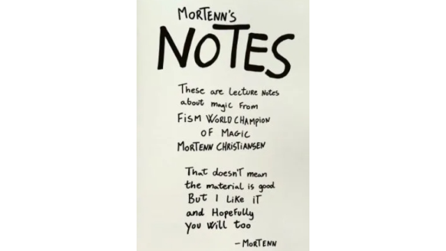 Mortenn’s Notes by Mortenn Christiansen - Magic Ebooks