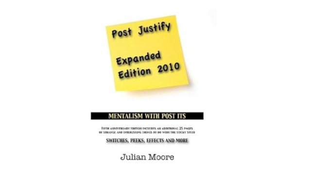 Julian Moore - Post Justify Mentalism With Post-It Notes (2010) - Magic Ebooks