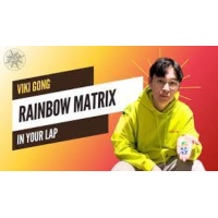 Viki Gong - The Vault - Rainbow Matrix on Lap