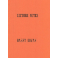 Barry Govan - Lecture Notes Barry Govan - Lecture Notes