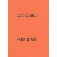 Barry Govan - Lecture Notes
