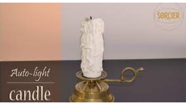 Auto-light Candle with Remote Control by Sorcier Magic - Magic DVDs