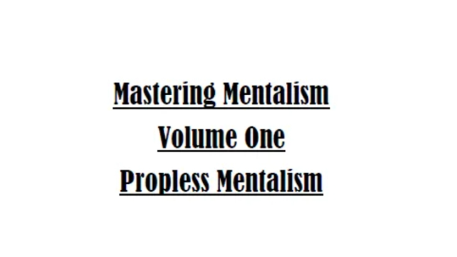 Sam Wooding – Mastering Mentalism Vol. 1 Propless Mentalism - 2025