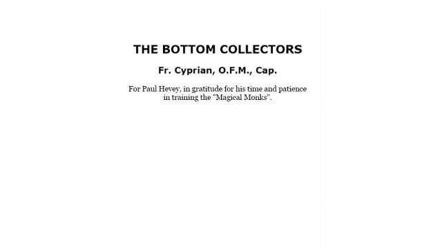 The Bottom Collectors by Father Cyprian - Magic Ebooks The Bottom Collectors by Father Cyprian - Magic Ebooks