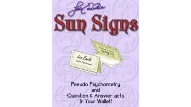 Lee Earle - Sun Signs - 2025