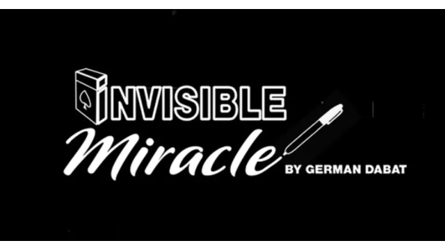 Invisible Miracle by German Dabat - 2025
