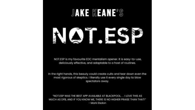 NOT.ESP by Jake Keane - 2025